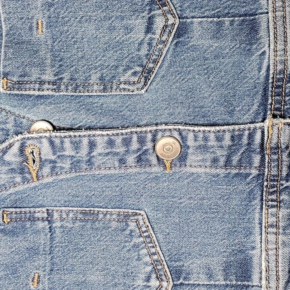 Zara Denim Dress Woman's Short sleeve Sz small NWOT - Picture 3 of 9